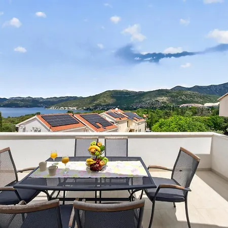 아파트 Spacious 4 Bedroom With Sea View - Free Parking 두브로브니크